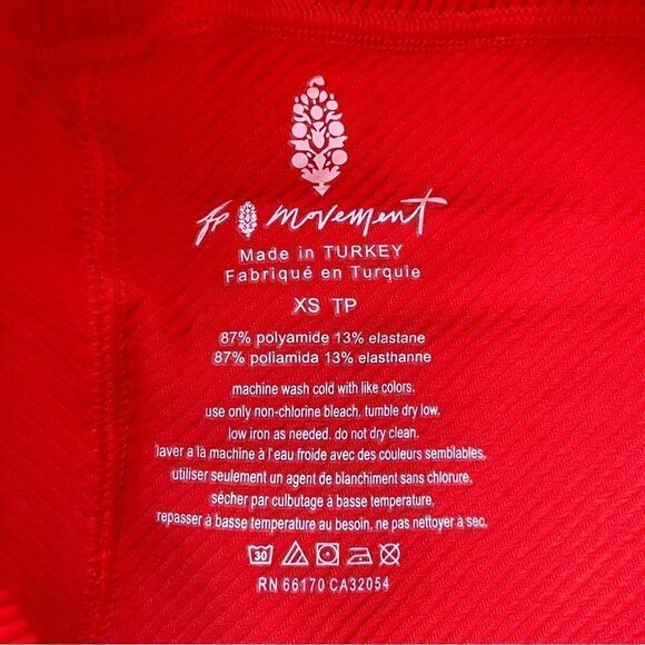 NWT Free People Movement Free Throw Leggings in Ripe Persimmon - Size: XS - Picture 5 of 6